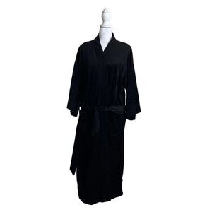 Henry Grethel Men’s Vintage Soft Black Belted Robe PJ OSFM